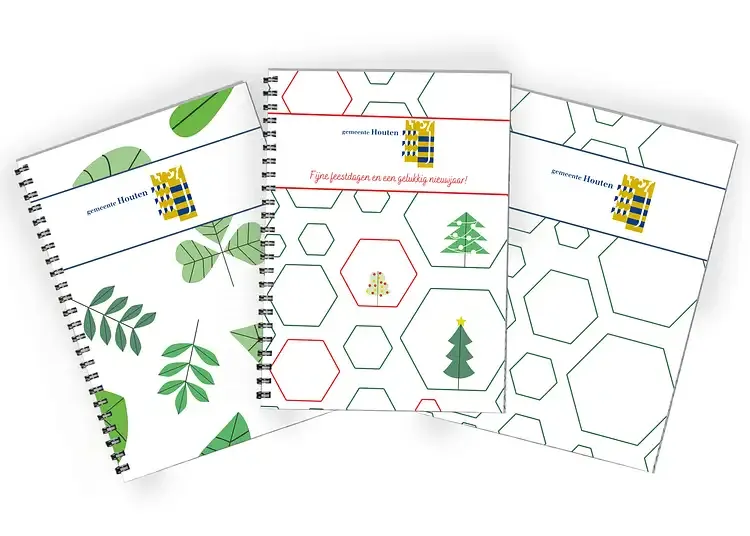Notitieboek van hergebruikt papier