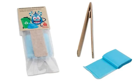 Omgevingsschoonmaakset met ruimte voor logo