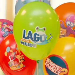 Gekleurde ballonnen van natuurlatex