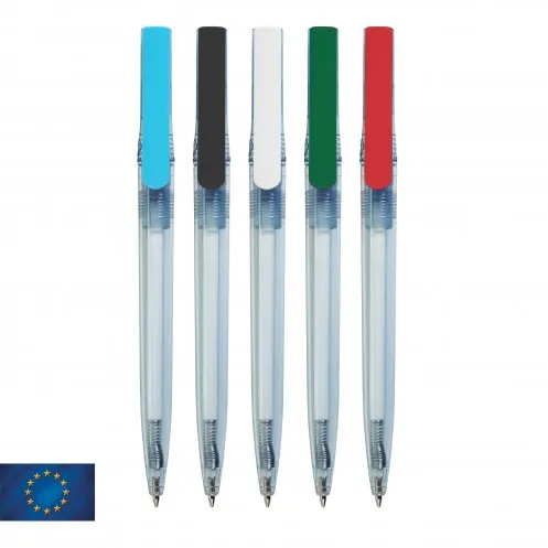 Pen van gerecycled PET in diverse kleuren