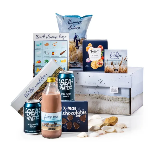 Dutch Design storage box Texel Dunes met kerstpakket