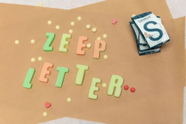 Zeepletter in FSC-papier verpakking